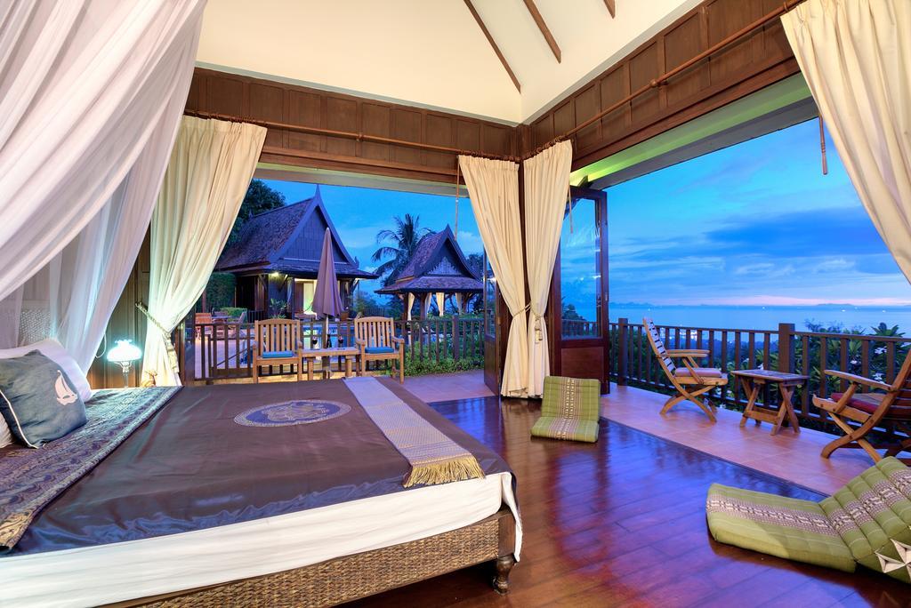 Villa Thai Teak - Panoramic Sea & Sunset Views เกาะสมุย ห้อง รูปภาพ