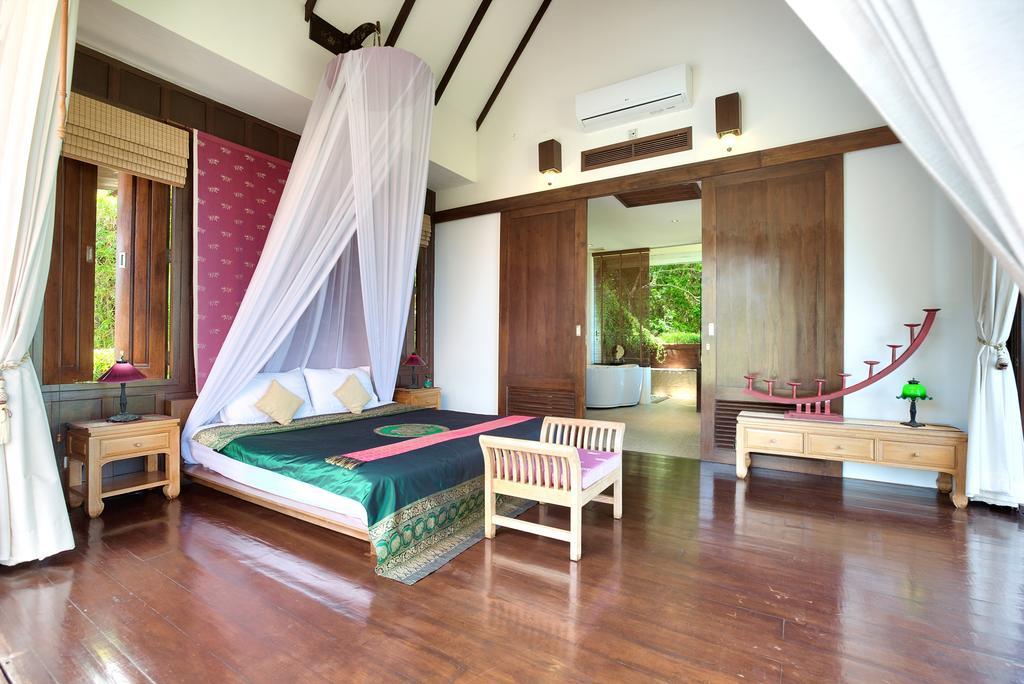 Villa Thai Teak - Panoramic Sea & Sunset Views เกาะสมุย ห้อง รูปภาพ