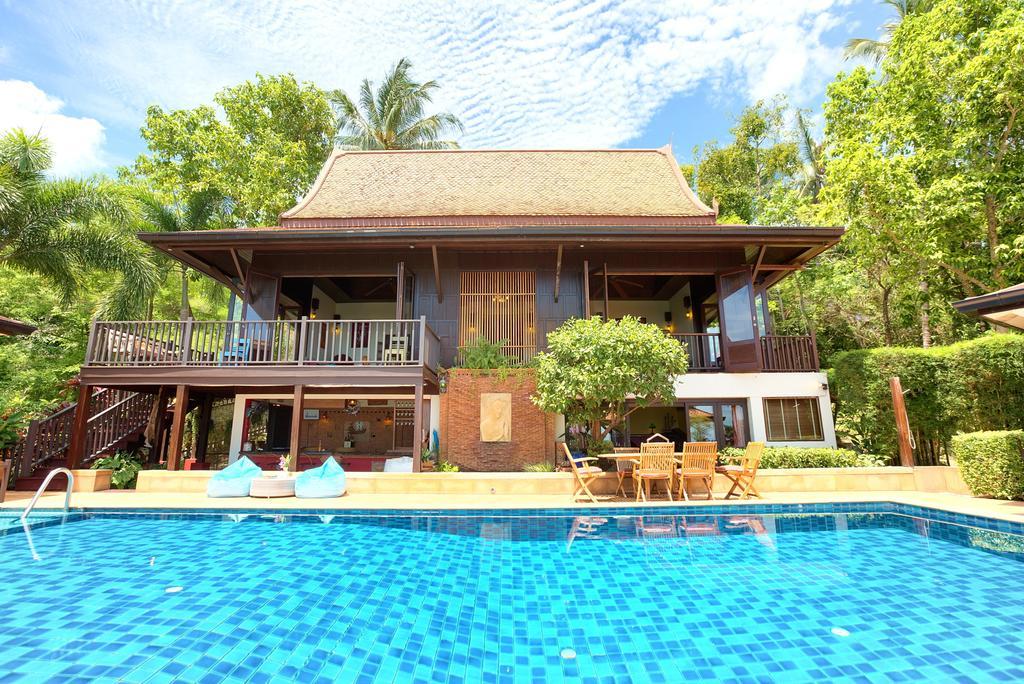 Villa Thai Teak - Panoramic Sea & Sunset Views เกาะสมุย ห้อง รูปภาพ