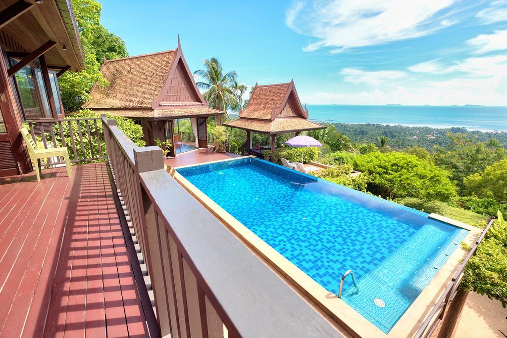 Villa Thai Teak - Panoramic Sea & Sunset Views เกาะสมุย ห้อง รูปภาพ