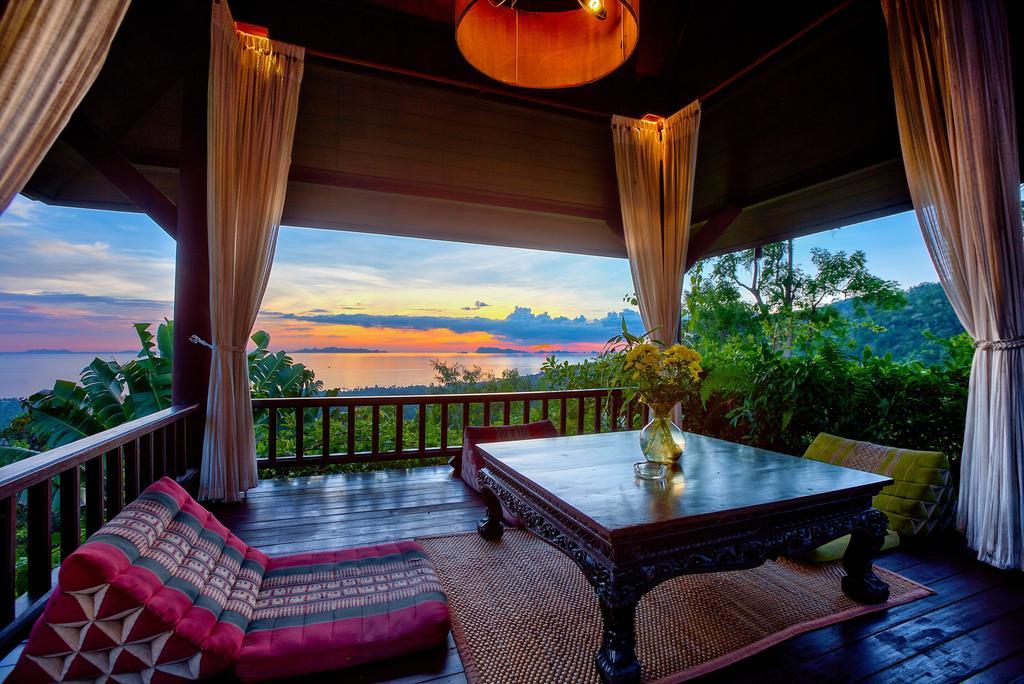 Villa Thai Teak - Panoramic Sea & Sunset Views เกาะสมุย ห้อง รูปภาพ