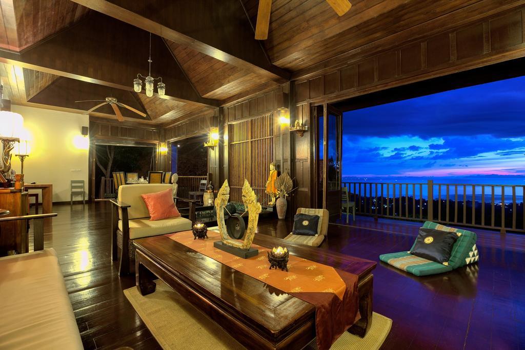 Villa Thai Teak - Panoramic Sea & Sunset Views เกาะสมุย ห้อง รูปภาพ