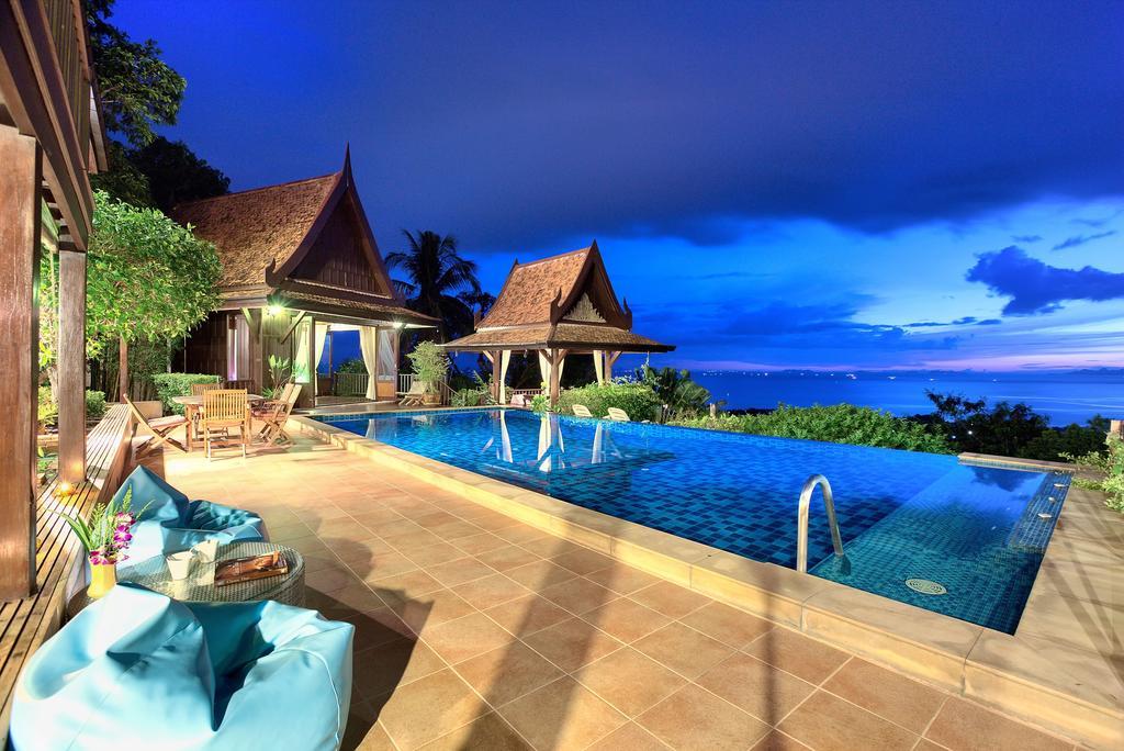 Villa Thai Teak - Panoramic Sea & Sunset Views เกาะสมุย ห้อง รูปภาพ