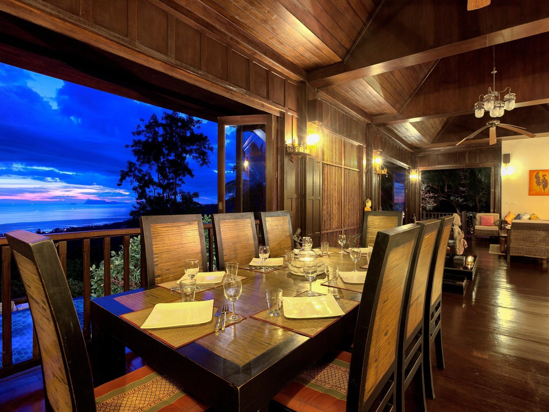 Villa Thai Teak - Panoramic Sea & Sunset Views เกาะสมุย ภายนอก รูปภาพ